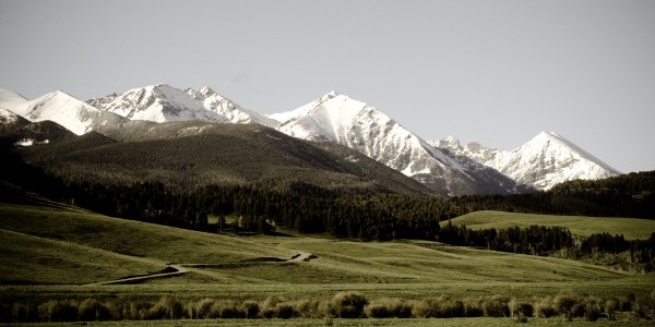 Spanish Peaks from the Flying D